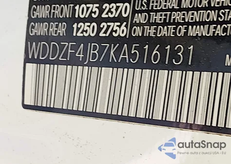 2019 Mercedes-Benz E 300 from USA, damaged, VIN WDDZF4JB7KA516131